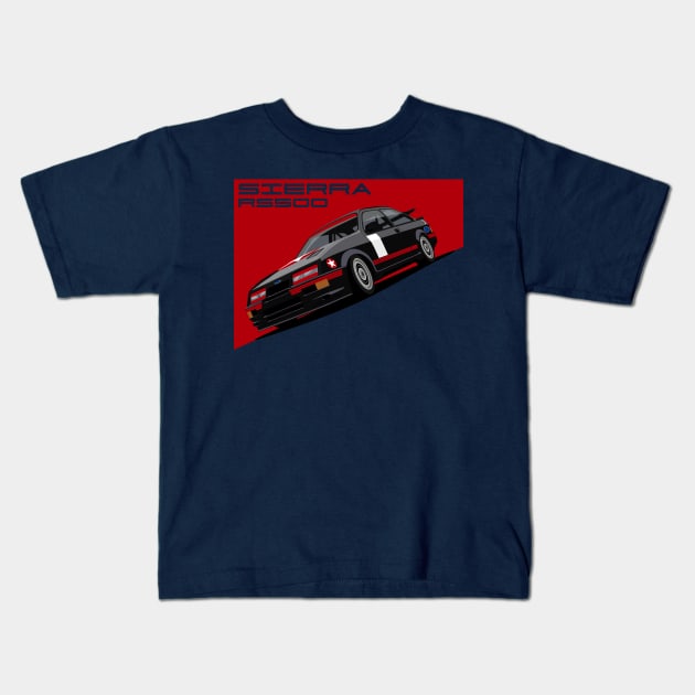 Sierra RS500 Kids T-Shirt by AutomotiveArt